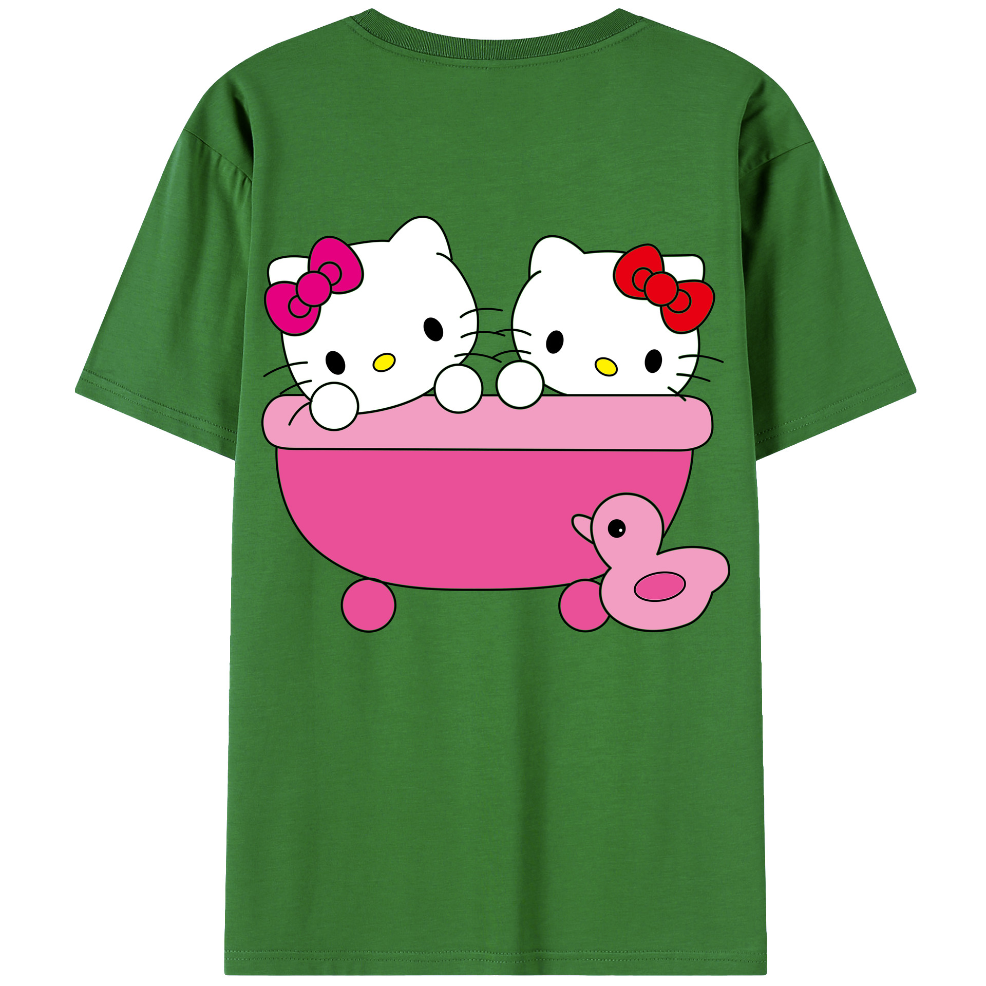 （画像用） Hello Kitty ハローキティ レディース半袖Tシャツ(バックプリント)